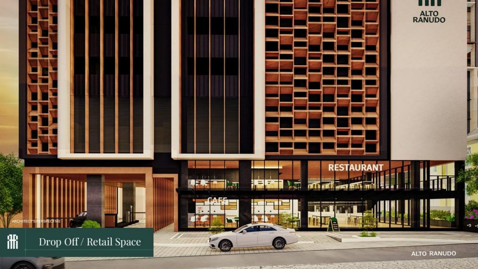 Ground floor drop off and retail